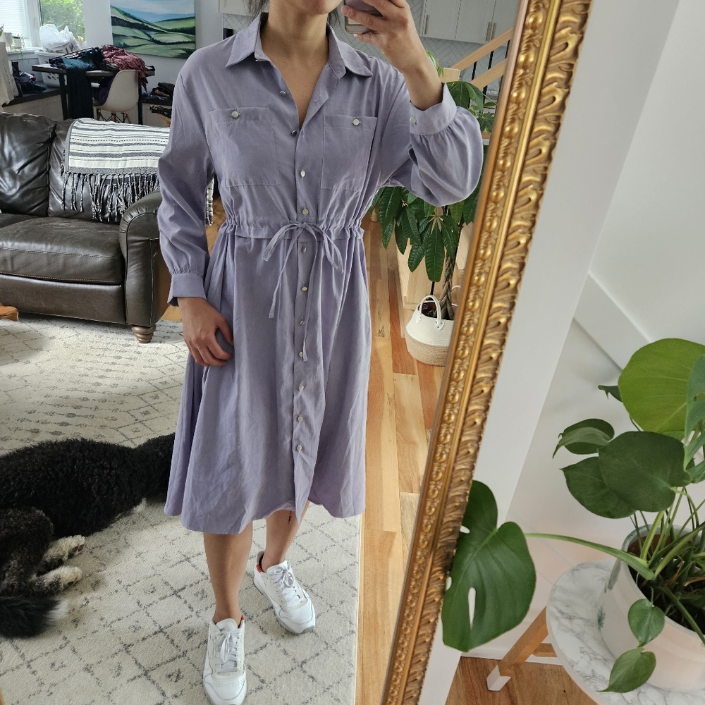 Trench maxi dress, small to medium